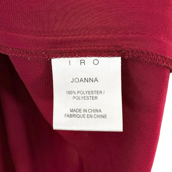 NWT IRO FW12 Joanna Burgundy Sleeveless Tunic / Mini Dress - Picture 6 of 7